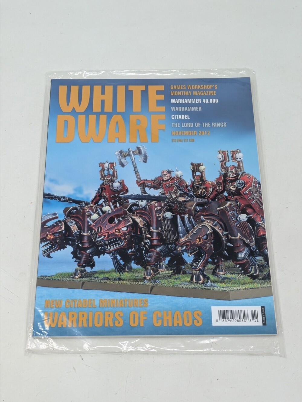 White Dwarf November 2012 (Warriors of Chaos) - Factory Sealed with Pamphlet